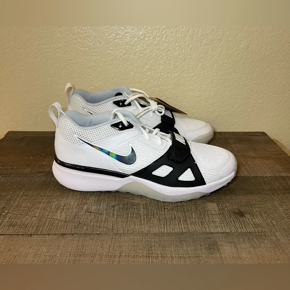 Nike Air Zoom Diamond Elite Turf “White Iridescent” 
- Men’s Sizes.